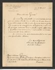 Nachlass Franz Steindachner, Brief von N.A. Dubkovic´ an Franz Steindachner (02.04.1908), Inv.Nr. 118.01, Seite 1